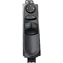 Front, Driver Side Window Switch, Black