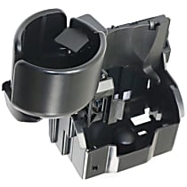 Cup Holder - Black, Plastic, Direct Fit, Sold individually