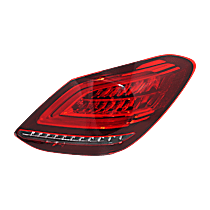 Passenger Side Tail Light, with Bulb, LED, Clear and Red Lens