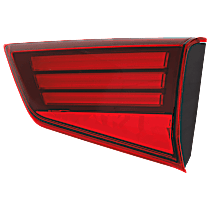 Passenger Side, Inner LED Tail Light, With bulb(s), Mounts on Liftgate, OE Replacement, CAPA Certified