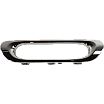 Rear, Driver or Passenger Side Bumper Trim, For Models Without John Work Cooper Package, Chrome