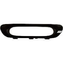 Rear, Driver or Passenger Side Bumper Trim, For Models Without John Work Cooper Package, Black