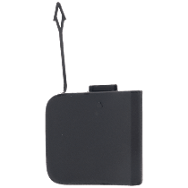 Front Hitch Cover, Textured, Plastic, For Models Without AMG Styling Package