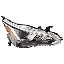 Passenger Side Halogen Headlight, With bulb(s), OE Replacement
