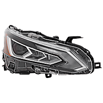 Passenger Side LED Headlight, With bulb(s), Type 2, OE Replacement