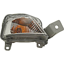 Front, Passenger Side Turn Signal Light, With bulb(s)