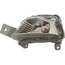 Front, Driver Side Turn Signal Light, With bulb(s)