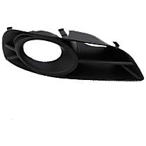 Front, Passenger Side Fog Light Trim, Coupe, Textured Black