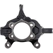 Front, Passenger Side Steering Knuckle, Without Backing Plate, Without Bearing