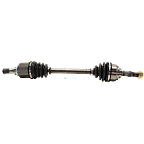Front, Driver Side Axle Assembly, Automatic CVT , 1.8L 4Cyl, New, Transaxle