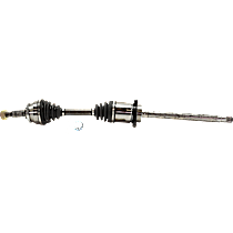 Front, Passenger Side Axle Assembly, 4-Wheel ABS, New, 3.5L 6Cyl Automatic, Transaxle