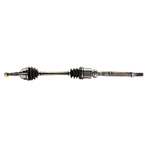 Front, Passenger Side Axle Assembly, Automatic CVT , 1.8L 4Cyl, New, Transaxle