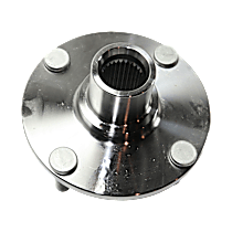 Front, Driver or Passenger Side Wheel Hub, 4 Lugs, Without Bearing