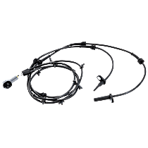 Rear, Driver or Passenger Side ABS Speed Sensor, One-Piece Assembly