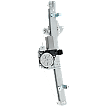 Front, Passenger Side Power Window Regulator, With Motor