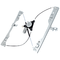 Front, Passenger Side Window Regulator, Power, with Motor