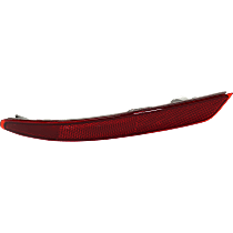 Rear, Driver Side Bumper Reflector,, CAPA Certified