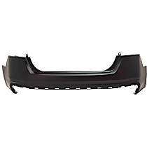 Rear, Upper Primed Bumper Cover, For Models Without Park Distance Control Sensor, CAPA Certified