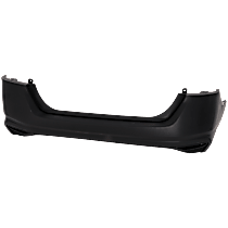 Rear, Upper Primed Bumper Cover, For Models Without Park Distance Control Sensor