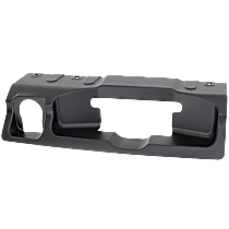 Rear, Lower, Center Bumper Trim, Chrome