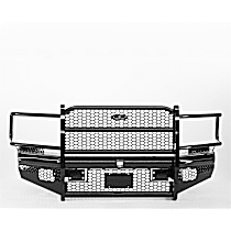 FBD101BLRS Grille Guard, Powdercoated Black Carbon Steel