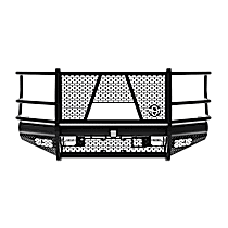 FBF201BLRC Grille Guard, Powdercoated Black Carbon Steel