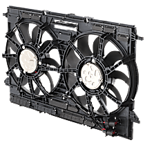 Radiator Fan 6 Cyl 2.9L, Dual fan - 