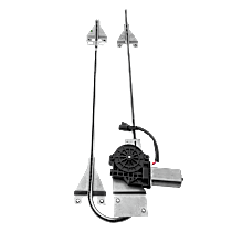 Front, Driver Side Window Regulator, Power, Base Model