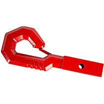 Elite Giga Series Tow Hook - Red, Steel, Universal, Sold individually