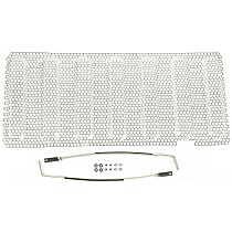11401.22 Billet Grille - Polished, Stainless Steel, Mesh Style, Grille Insert, Direct Fit, Sold individually