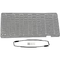 11401.32 Billet Grille - Powdercoated Black, Stainless Steel, Mesh Style, Grille Insert, Direct Fit, Sold individually