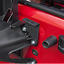11503.89 Antenna Bracket - Black Powdercoated, Steel, Direct Fit