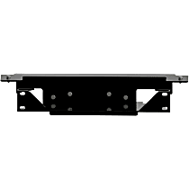 11543.13 Winch Plate - Powdercoated Black, Steel, Direct Fit