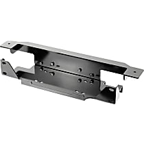 11543.15 Winch Plate - Powdercoated Black, Steel, Direct Fit