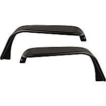11615.46 Front, Driver and Passenger Side Fender Flares, Matte Black