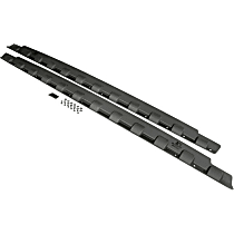 11651.12 Body Armor - Matte Black, Polycarbonate, Rocker Guard, Direct Fit, Set of 2