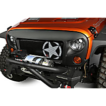 12034.21 Billet Grille - Powdercoated Black, Steel, Mesh Style, Grille assembly, Direct Fit, Sold individually