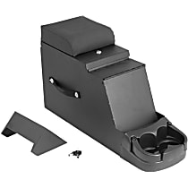 13104.01 Stereo Security Series Console - Black, Plastic, Direct Fit, Sold individually