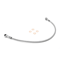 16734.05 Front Brake Line, Braided stainless steel