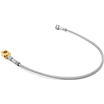 16735.04 Rear Brake Line, Braided stainless steel