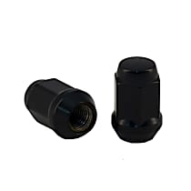 Lug Nut - Black, Carbon Steel, Bugle, 7/16-20 Universal, Sold Individually