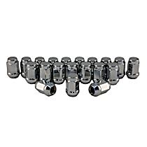 Universal, Lug Nut - Chrome Carbon Steel Bugle M12-1.5  Set of 20