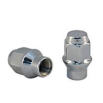 Lug Nut - Chrome, Carbon Steel, Bugle, 7/16-20 Universal, Sold Individually