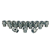 Universal, Lug Nut - Chrome Carbon Steel Bugle 1/2 -20  Set of 20