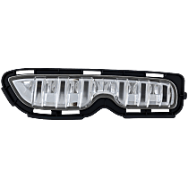 Passenger Side Driving Light, with Bulb, Base Model, CAPA CERTIFIED