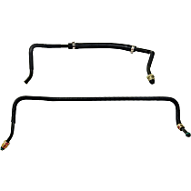 Power Steering Hose Pressure Hose and Return Hose, From Gear, without Bracket