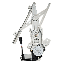Front, Passenger Side Power Window Regulator, with Motor