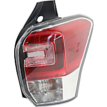 Passenger Side Tail Light, With bulb(s), Halogen, Red Lens