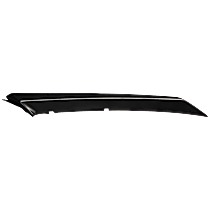 Front, Passenger Side, Upper Bumper Trim, Textured, 4 Cyl., 2.5L Engine