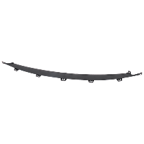 Front, Upper Bumper Filler, Black